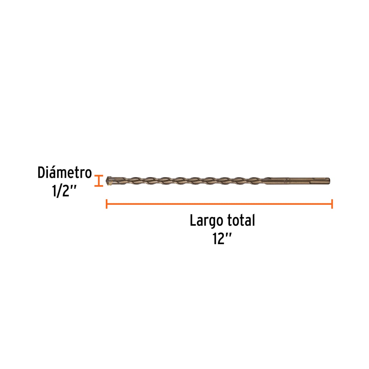 Broca SDS Plus 1/2 x 12