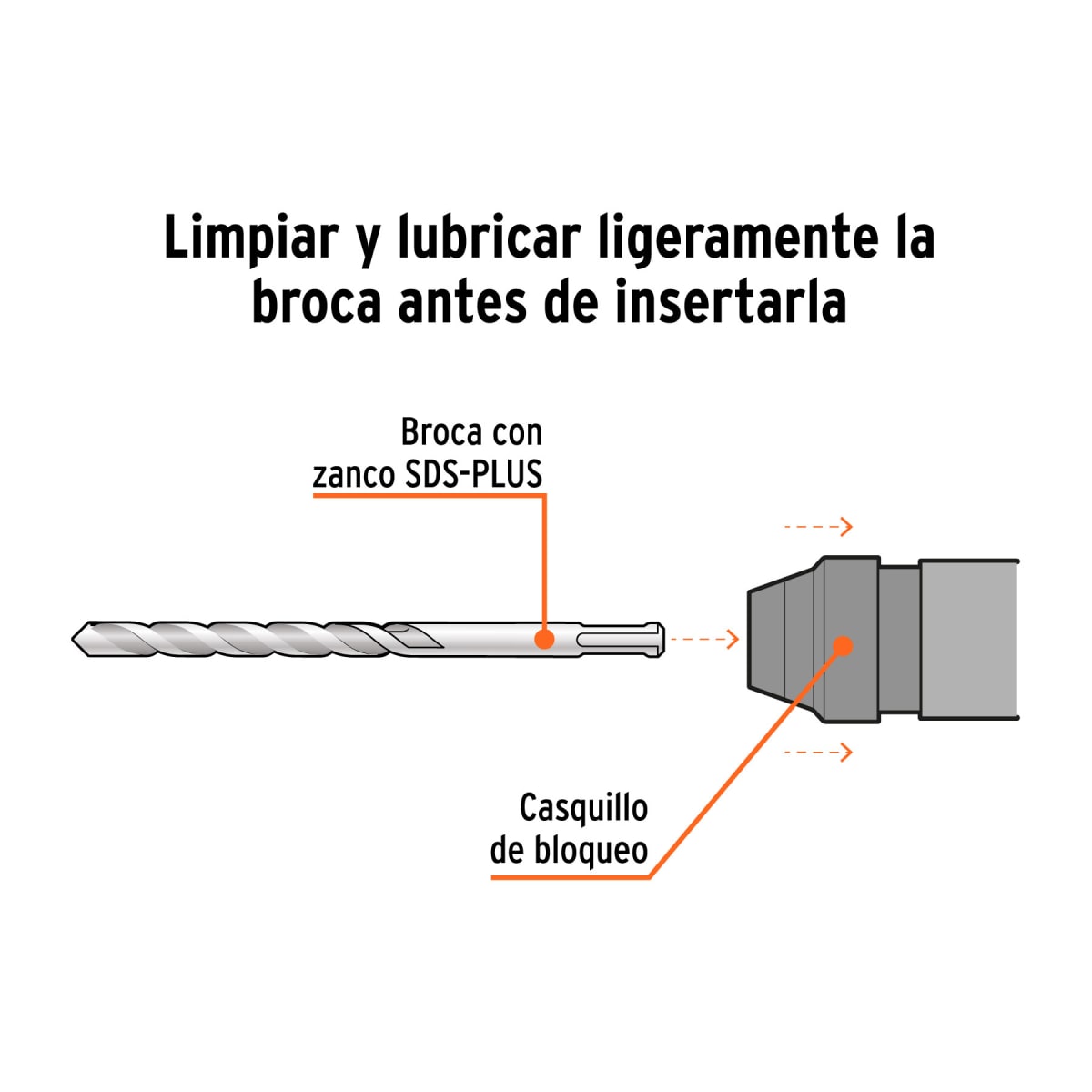 Broca SDS Plus 3/8 x 8´´, Truper2