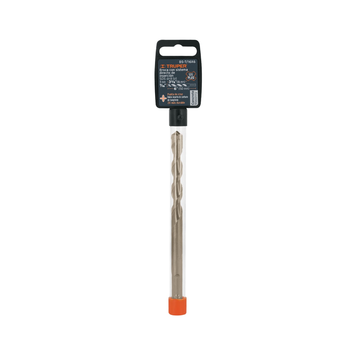 Broca SDS Plus 7/16 x 6´´, Truper6