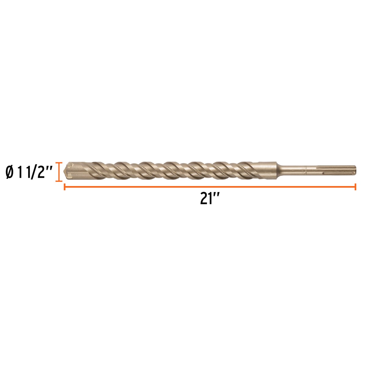 Broca SDS Ma x de 1-1/2 x 21´´, Truper2