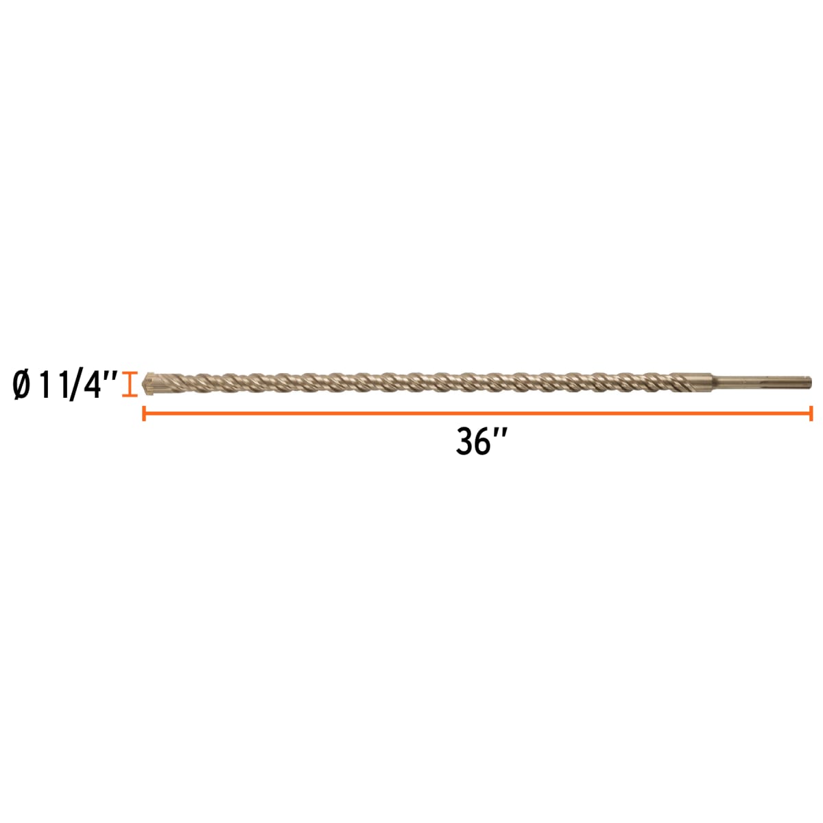 Broca SDS Ma x de 1-1/4 x 36´´, Truper2