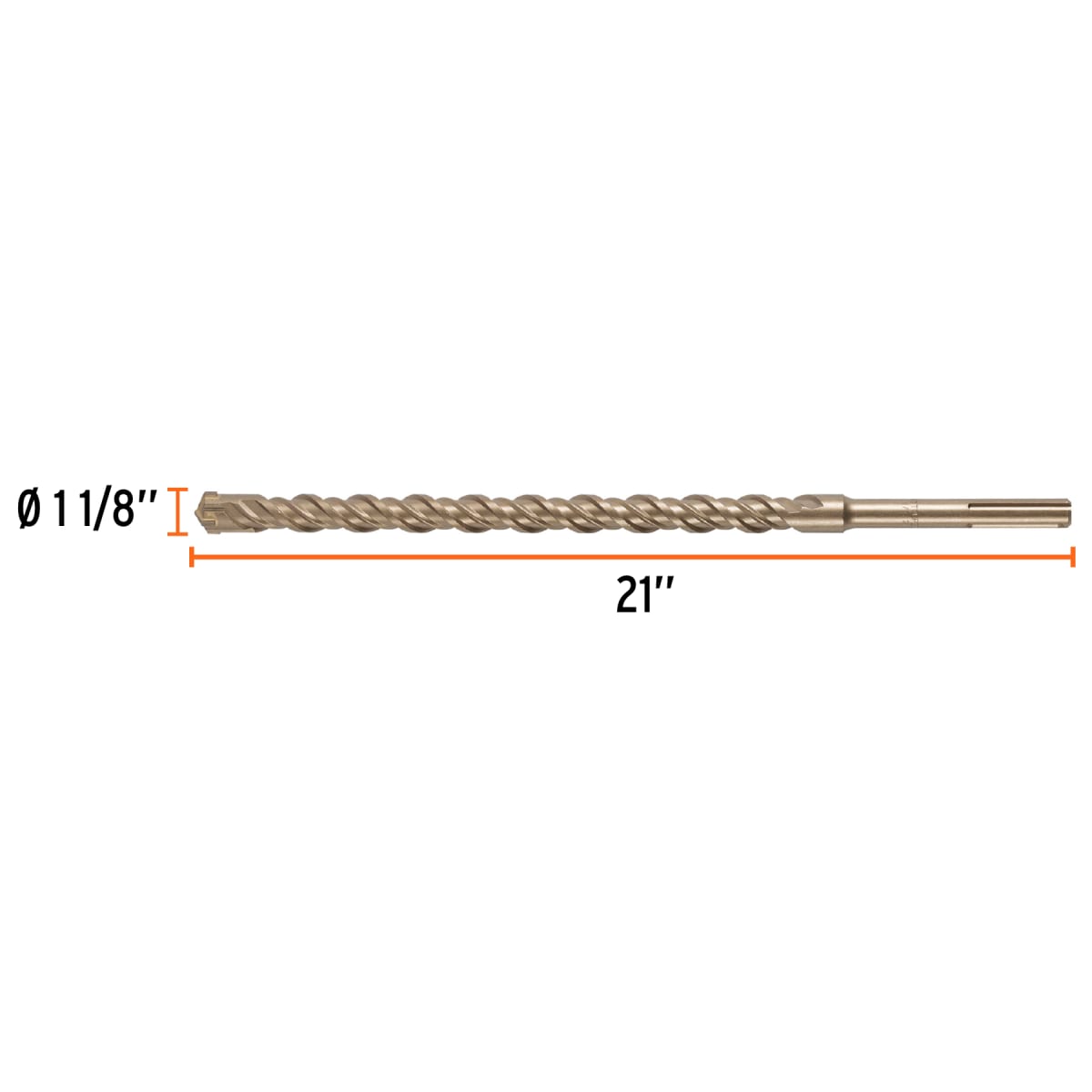Broca SDS Ma x de 1-1/8 x 21´´, Truper2
