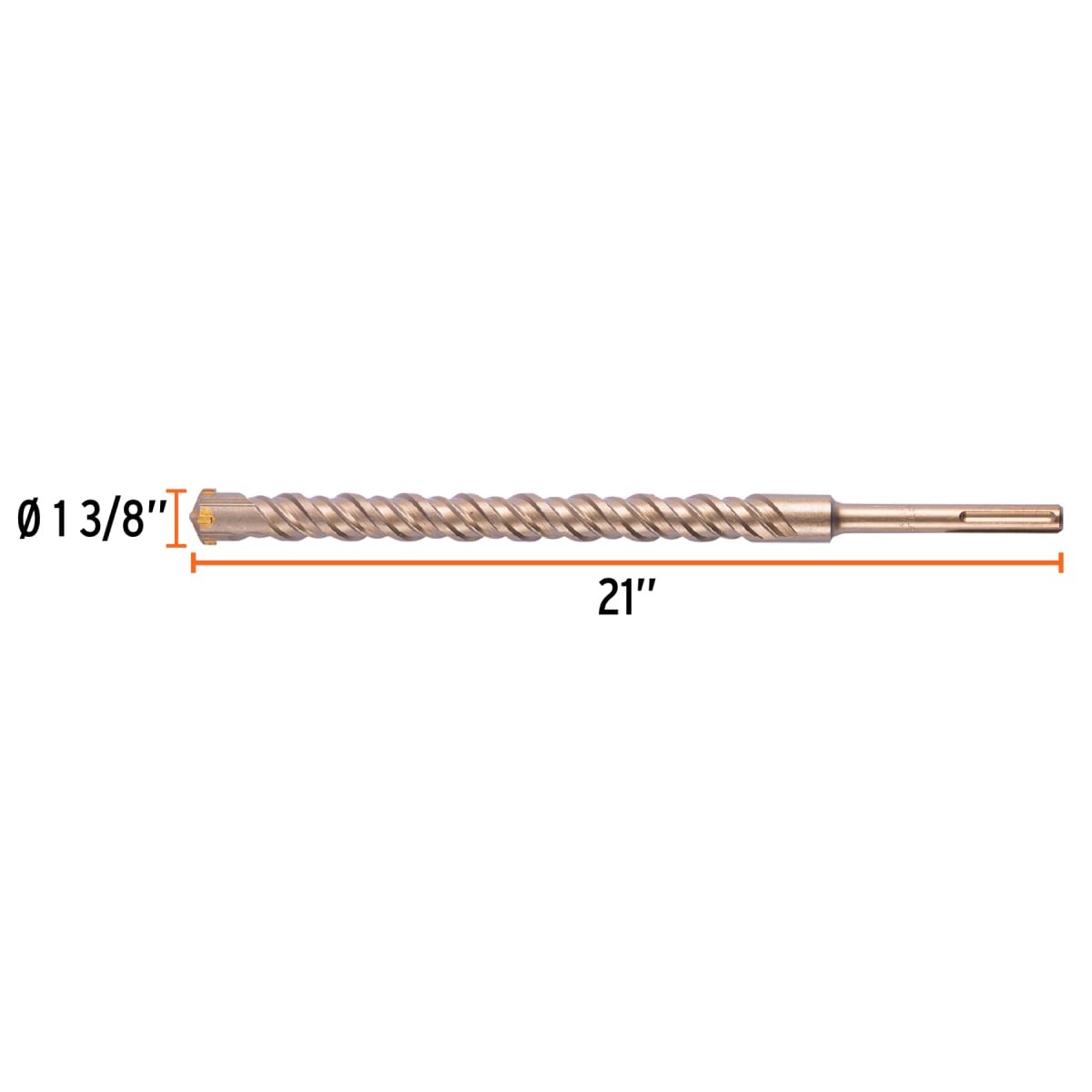 Broca SDS Ma x de 1-3/8 x 21´´, Truper2