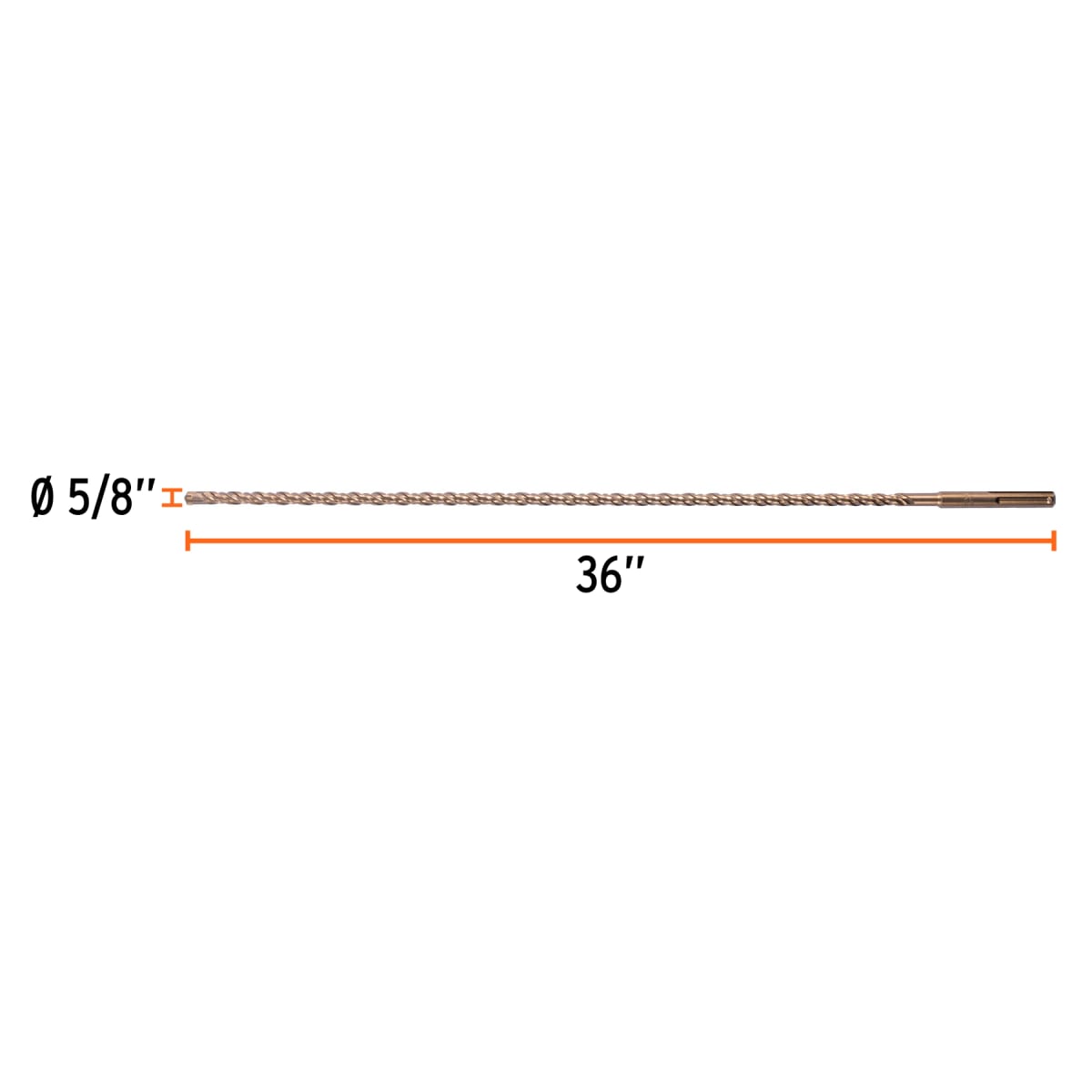 Broca SDS Ma x de 5/8 x 36´´, Truper2