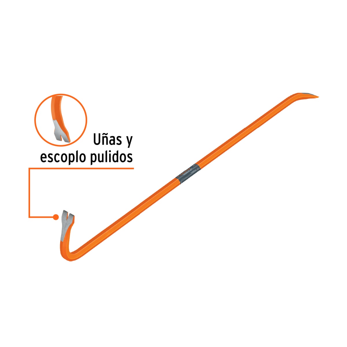 Barreta pata de cabra de 1'' x 120 cm. truper2