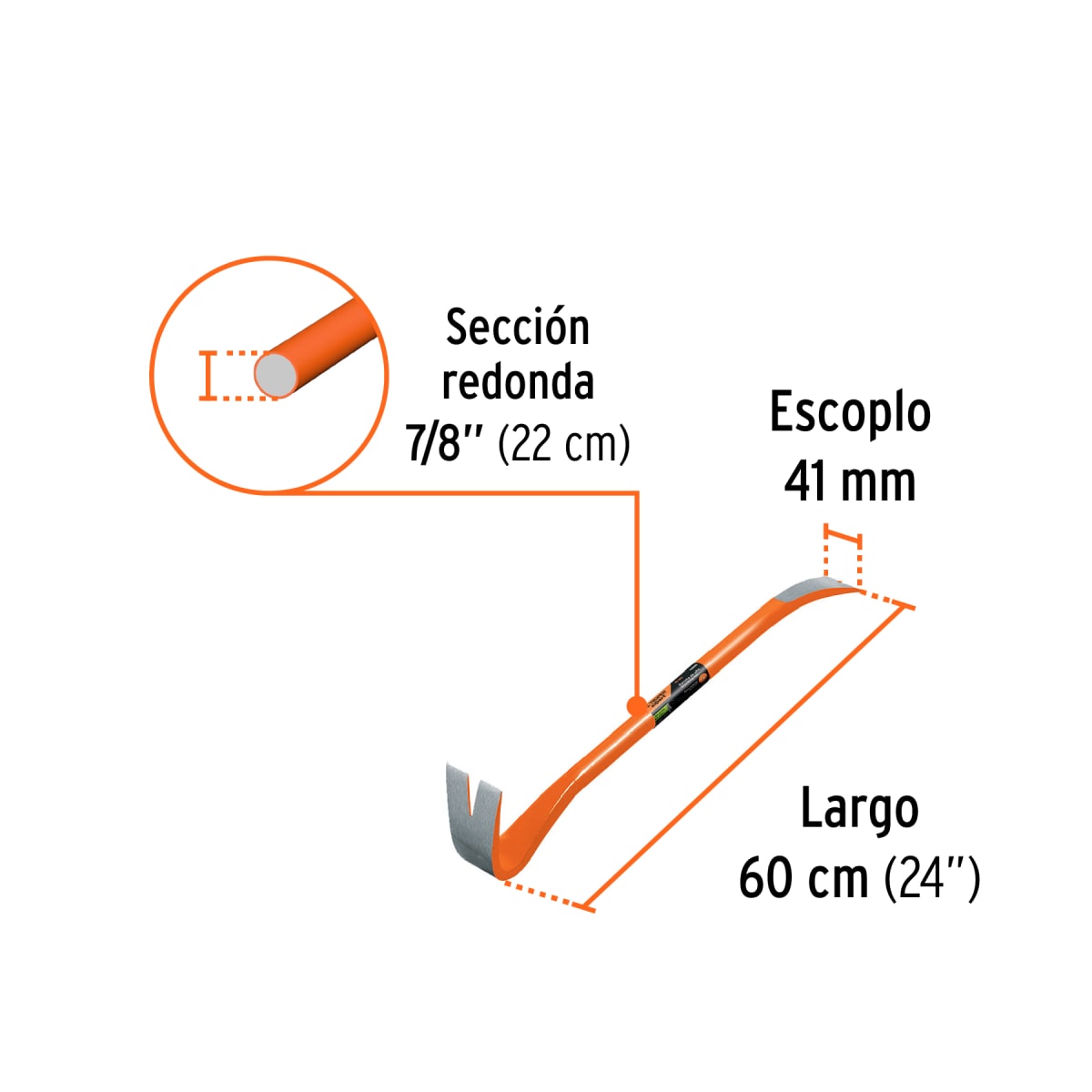 Barreta de uña de 7/8