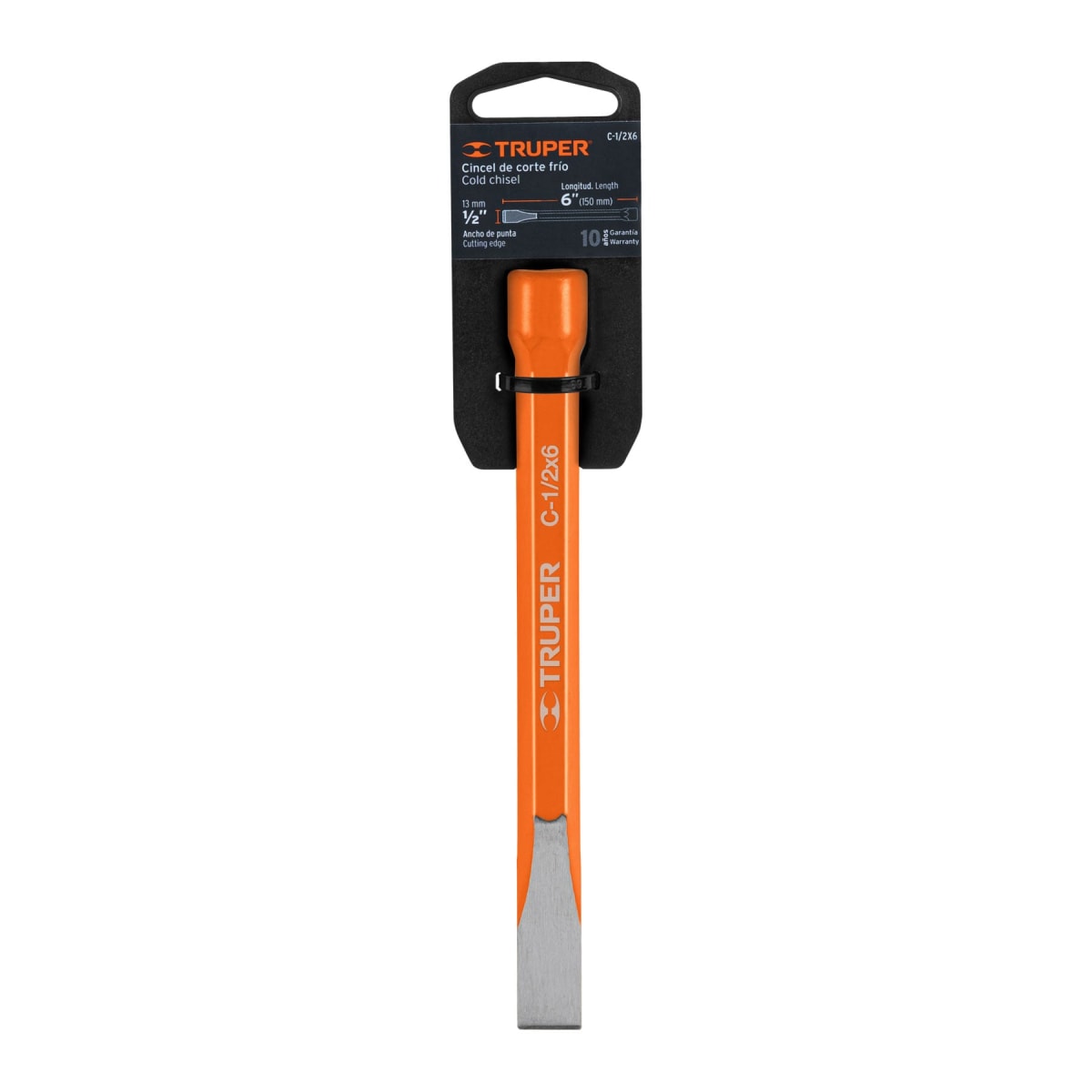 Cincel de corte frío de 1/2 X 6´´, Truper4