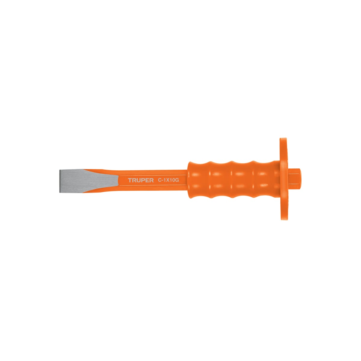Cincel de corte frío 1 x 10'' con grip. truper1