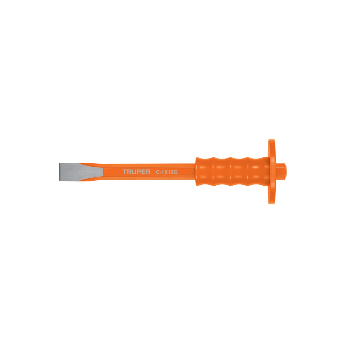Cincel de corte frío 1 x 12'' con grip. truper1