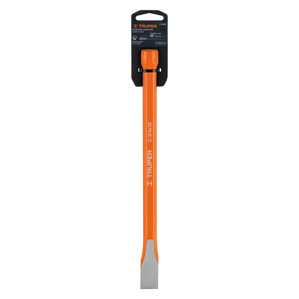 Cincel de corte frío de 3/4 x 10''. truper4