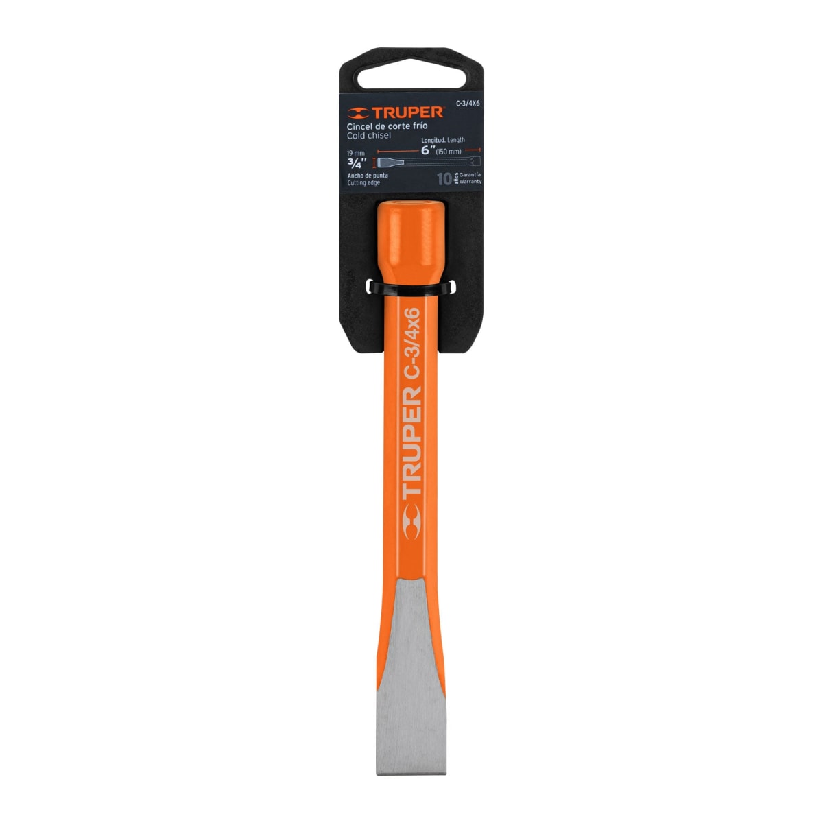 Cincel de corte frío de 3/4 X 6´´, Truper4