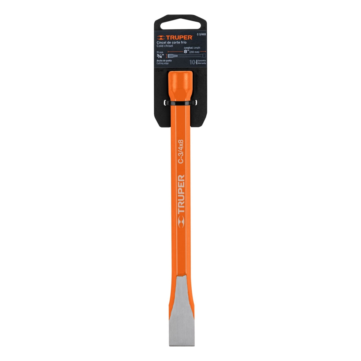 Cincel de corte Plano de 3/4 x 8'' truper4