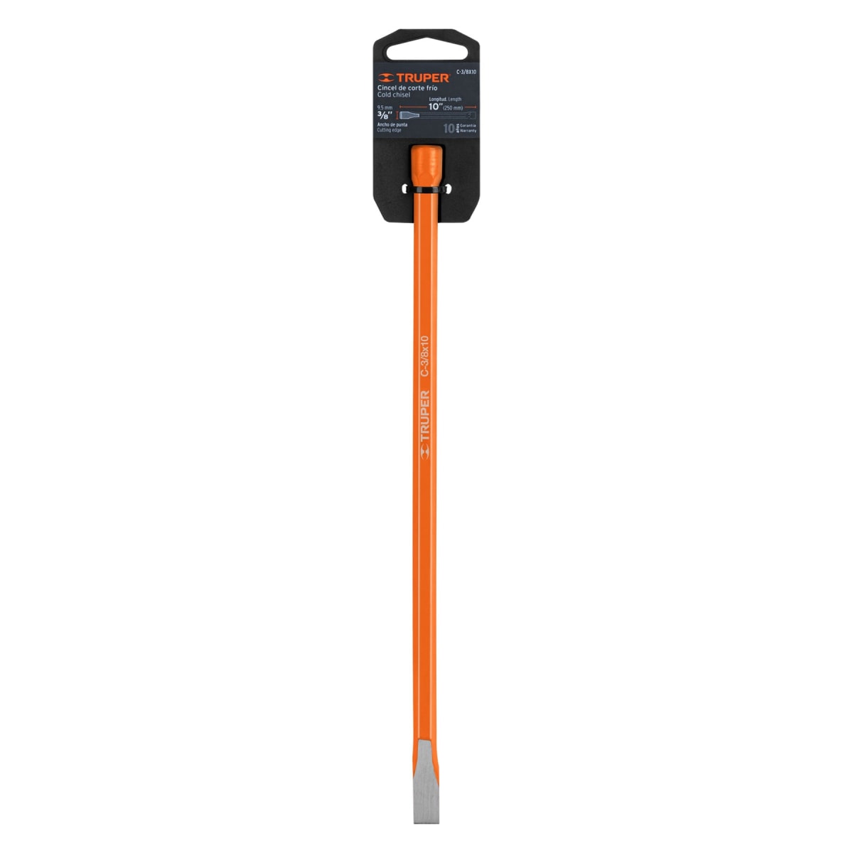 Cincel de corte frío de 3/8 X 10´´, Truper4