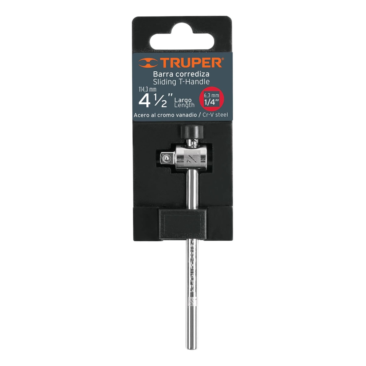 Barra corrediza para dados cuadro 1/4''. Truper4