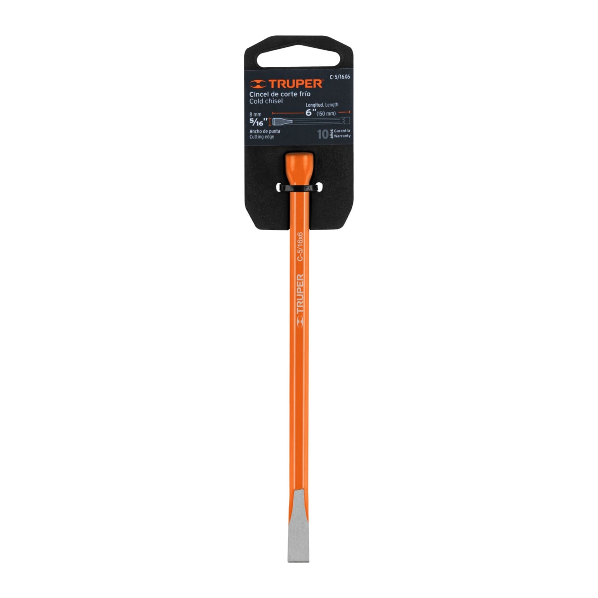 Cincel de corte frío de 5/16 X 6´´, Truper4