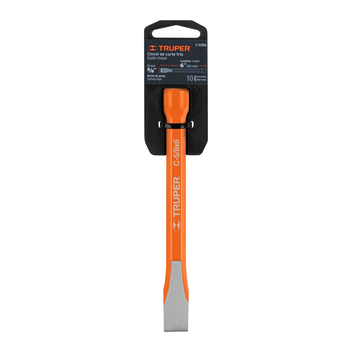 Cincel de corte frío de 5/8 X 6´´, Truper4