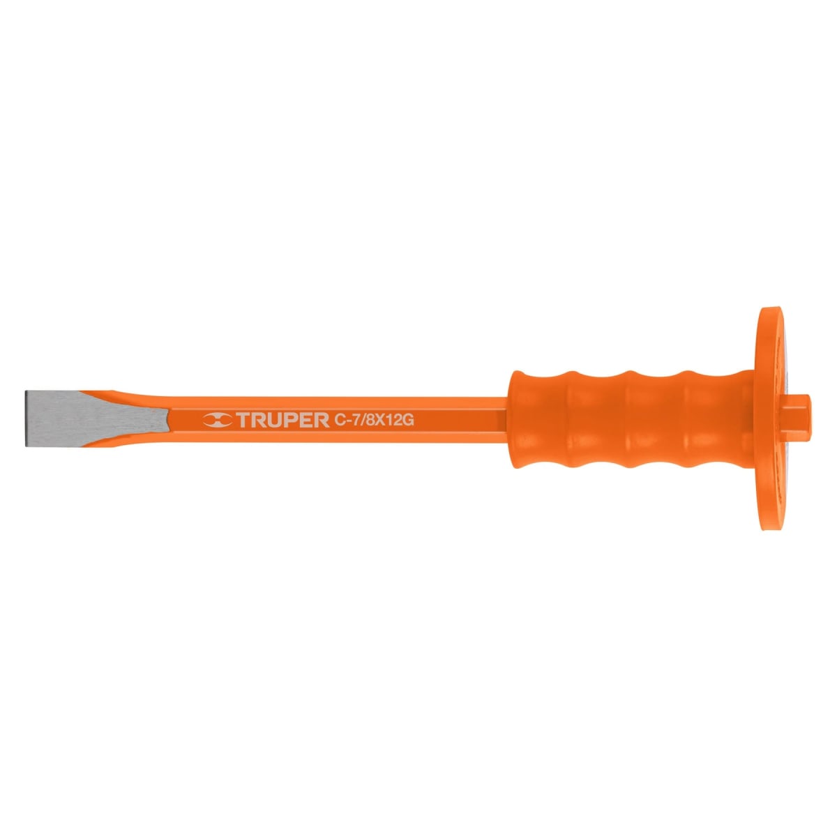 Cincel de corte frío 7/8 x 12'' con grip. truper1