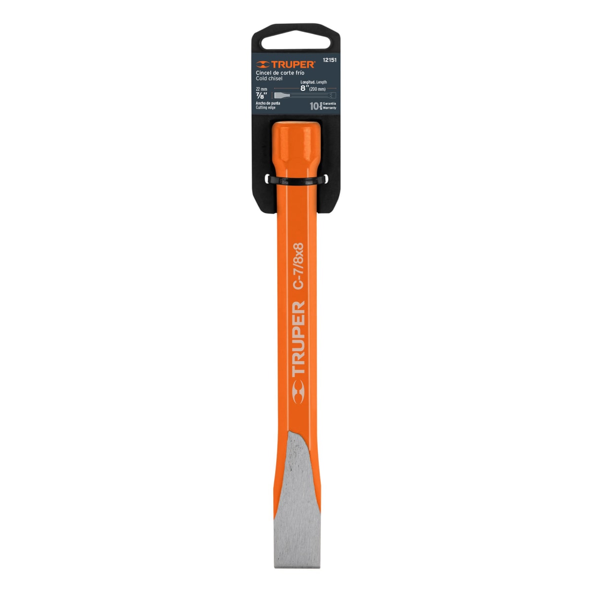 Cincel de corte frío de 7/8 X 8´´, Truper4