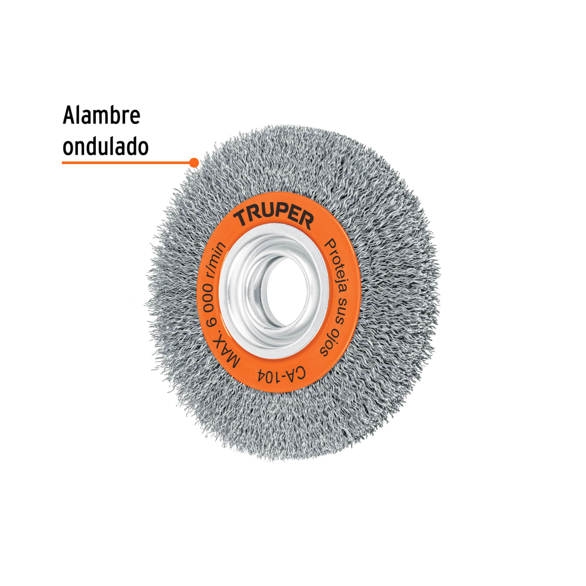 Escobilla de 6´´ x 3/4´´ para amoladora de banco, Truper2