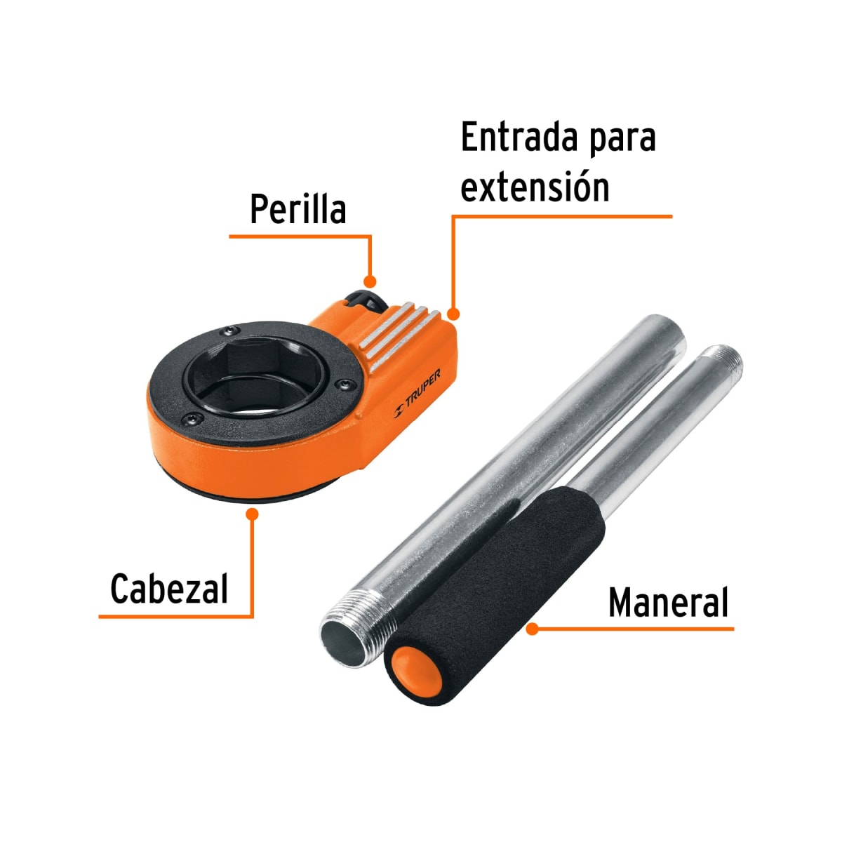 Cabezal para dados TA-850, Truper2