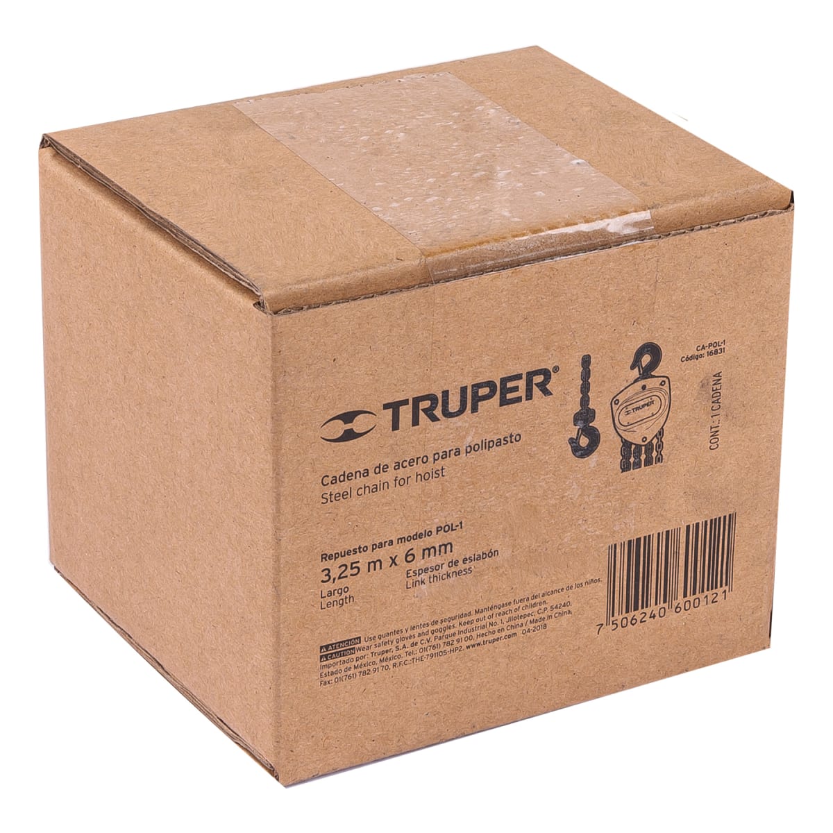 Cadena para tecle de 1 tonelada truper4