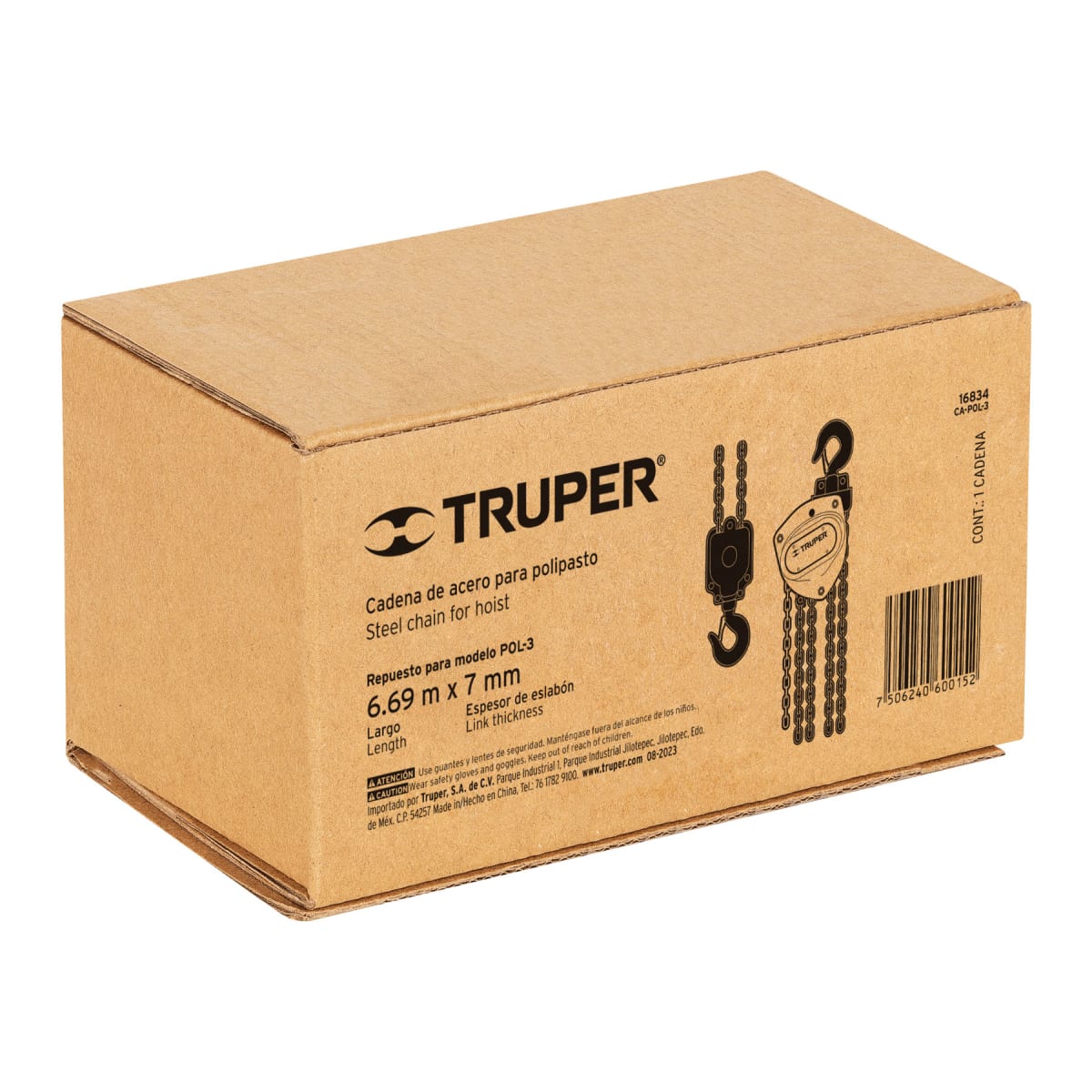 Cadena para tecle POL-3, Truper3