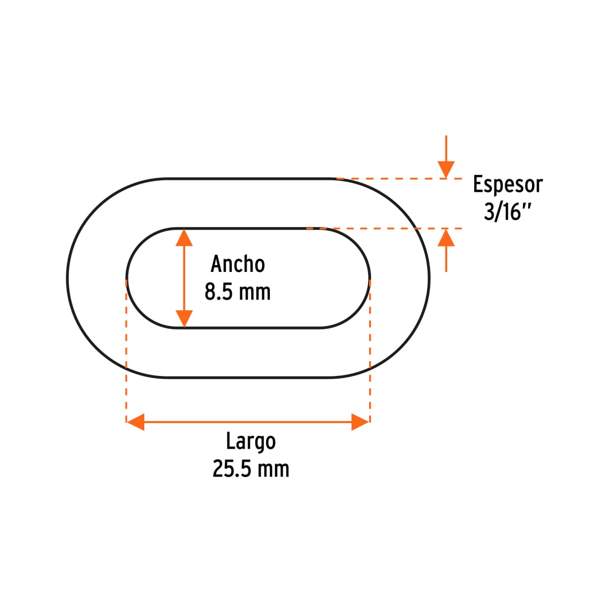 Cadena galvanizada de Zinc saco con 50kg Truper5
