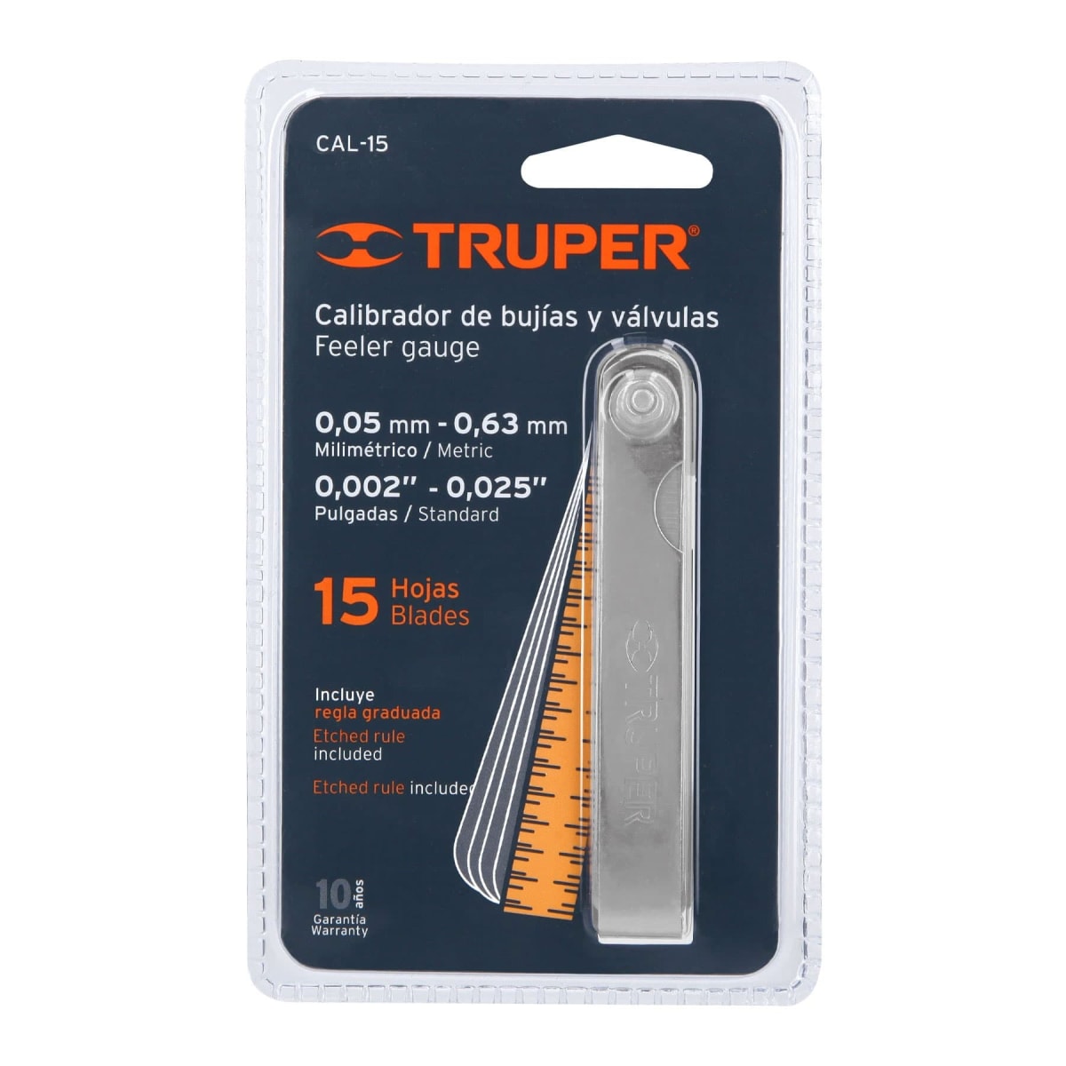 Galga de 15 hojas std / mm, Truper4