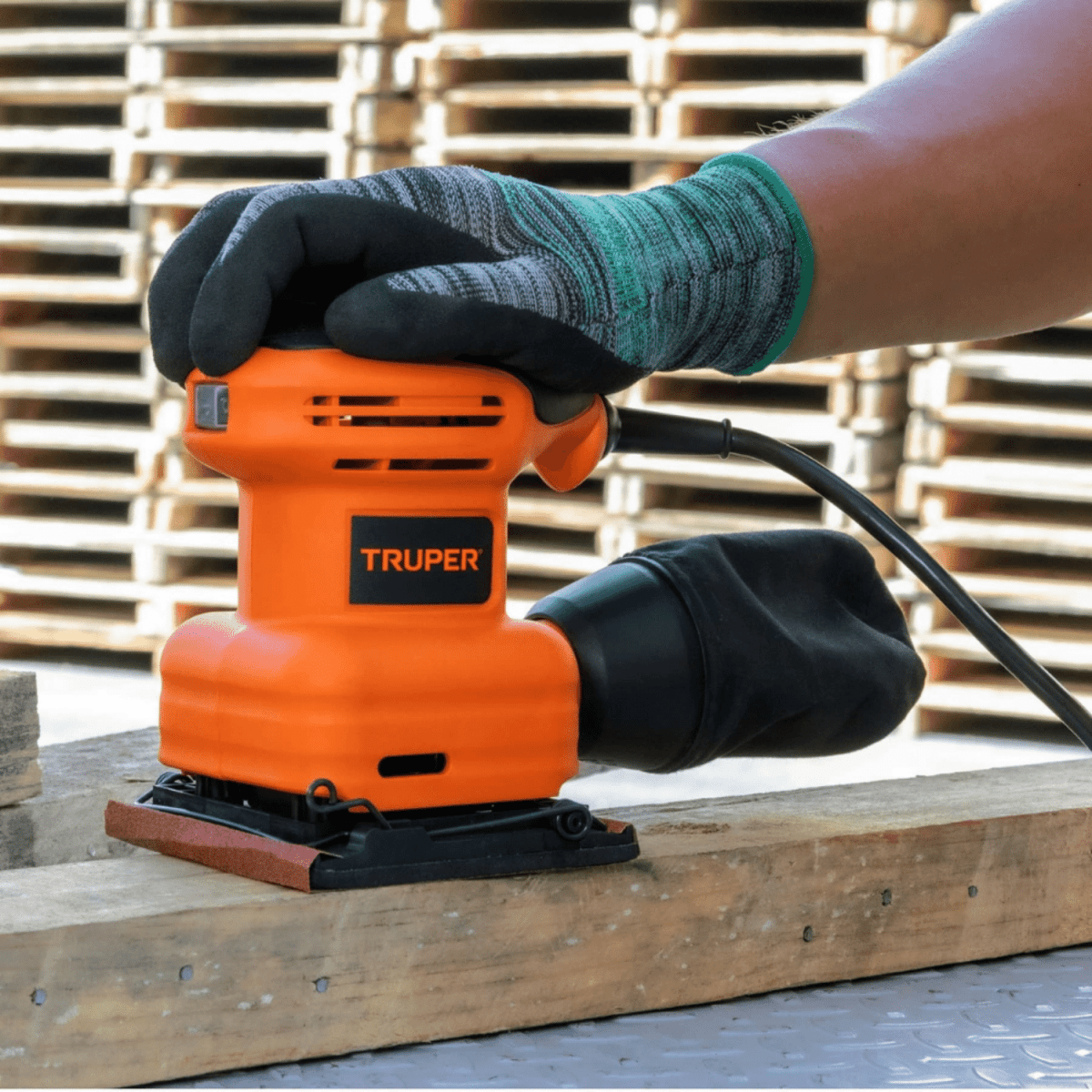 Combo lijadora orbital con sierra caladora y juego de 16 seguetas Truper7