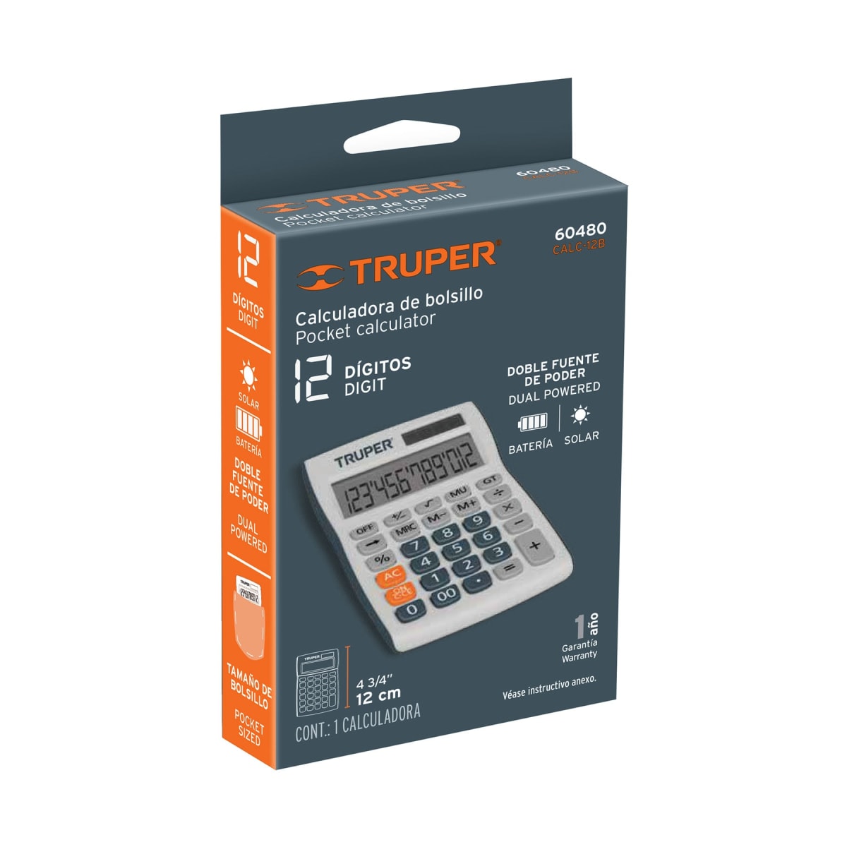 Calculadora de bolsillo Truper4