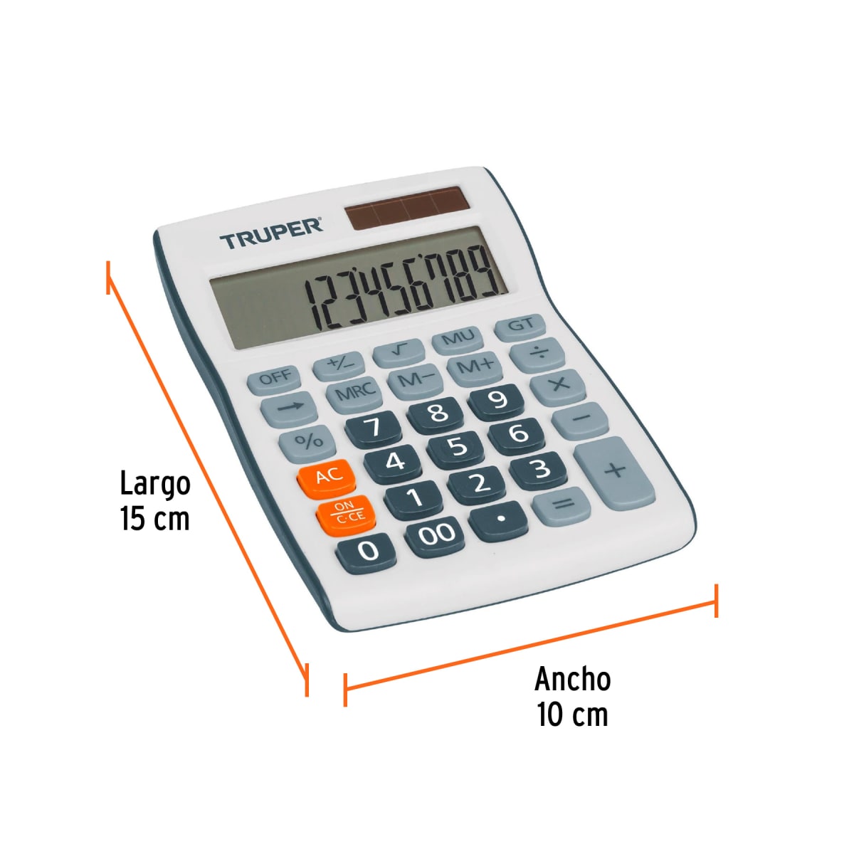 Calculadora compacta de escritorio Truper3