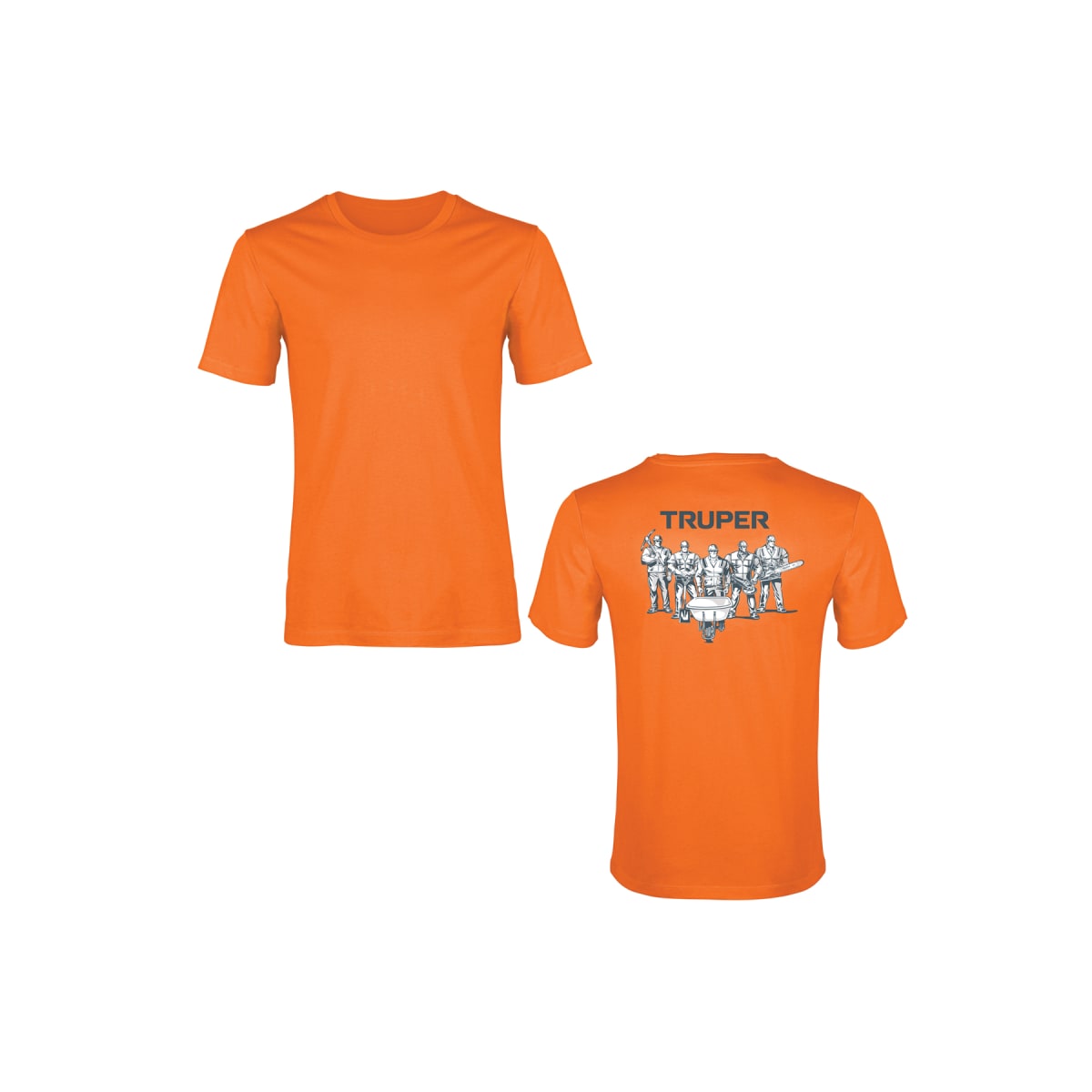 Polo color naranja, para caballero Truper1