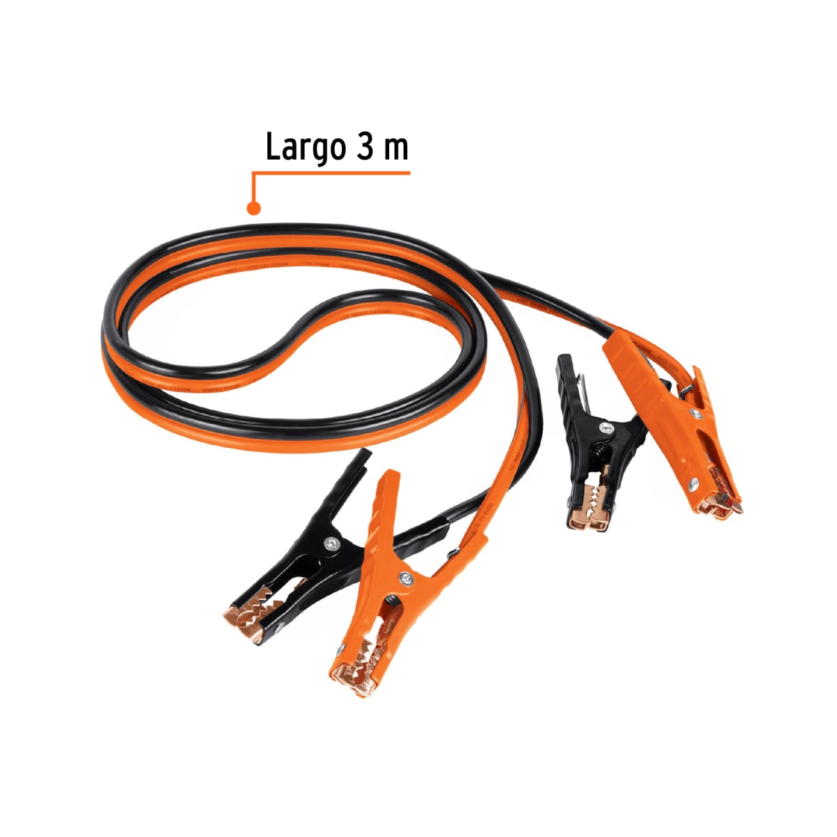 Cables pasa corriente 3 m 225 A 8 AWG con funda Truper3