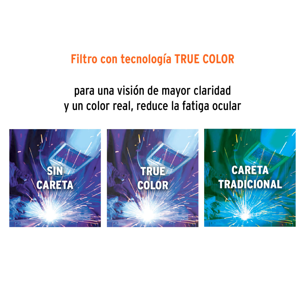 Careta electrónica para soldar, sombra 9-13, truper5
