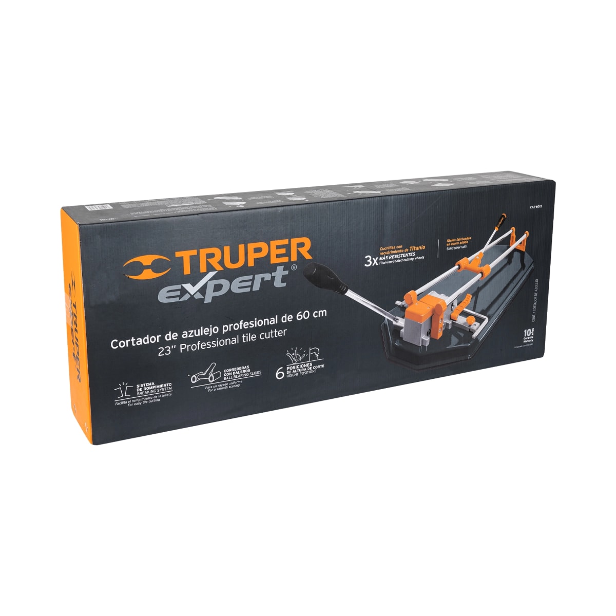 Cortador de mayolicas profesionales 60 cm con sistema de rompimiento multipunto Truper5