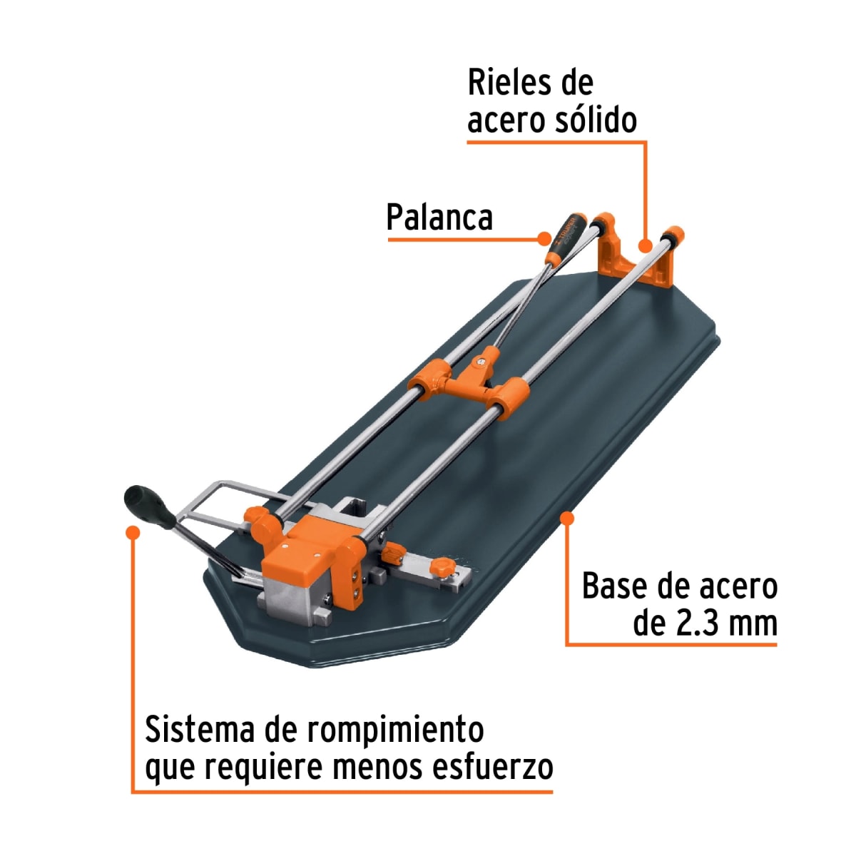 Cortador de mayólica 74cm con maletín Truper2