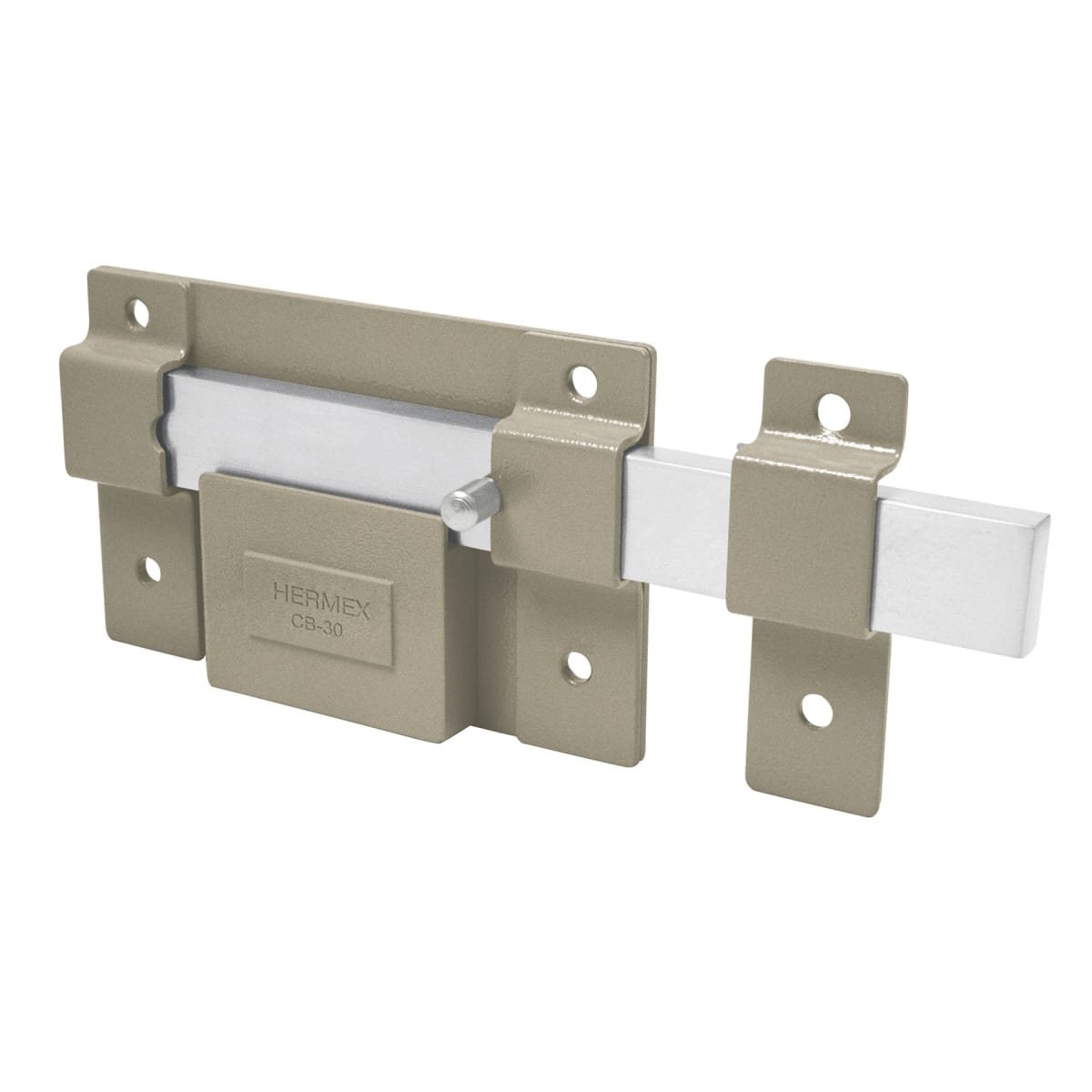 Chapa cerradura de barra fija cilindro exterior Hermex1