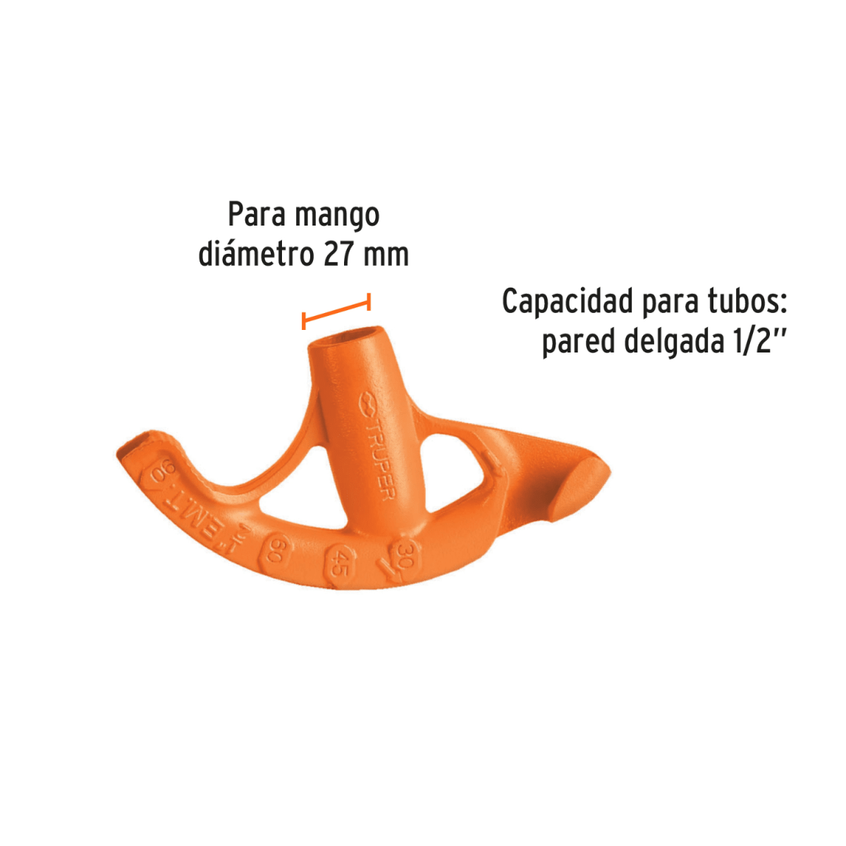 Doblador de tubo conduit 1/2 pulgada Truper2