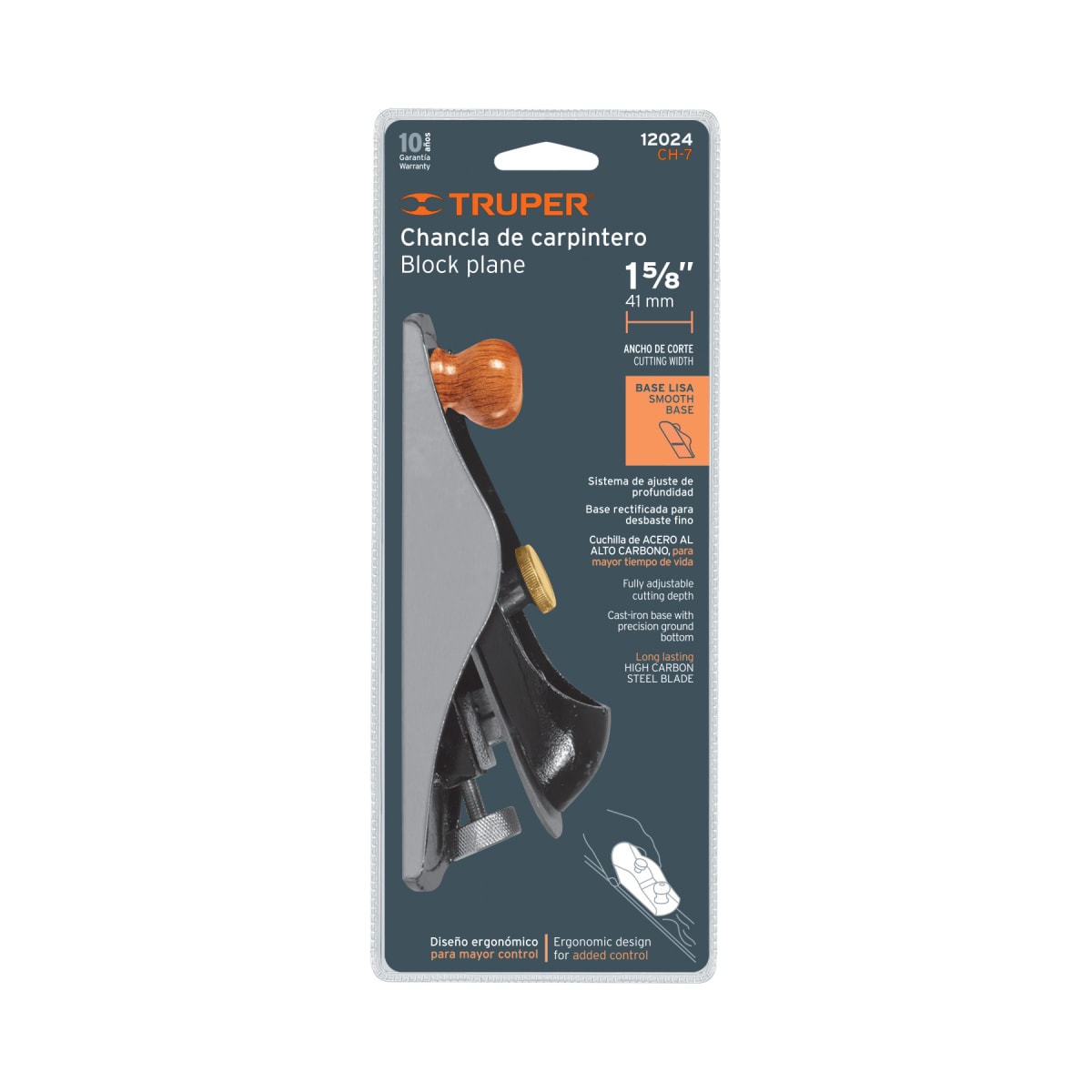 Mini cepillo carpintero 1 5/8