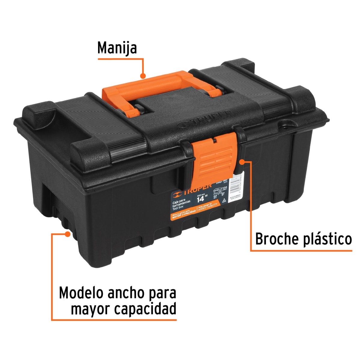 Caja para herramienta de 14