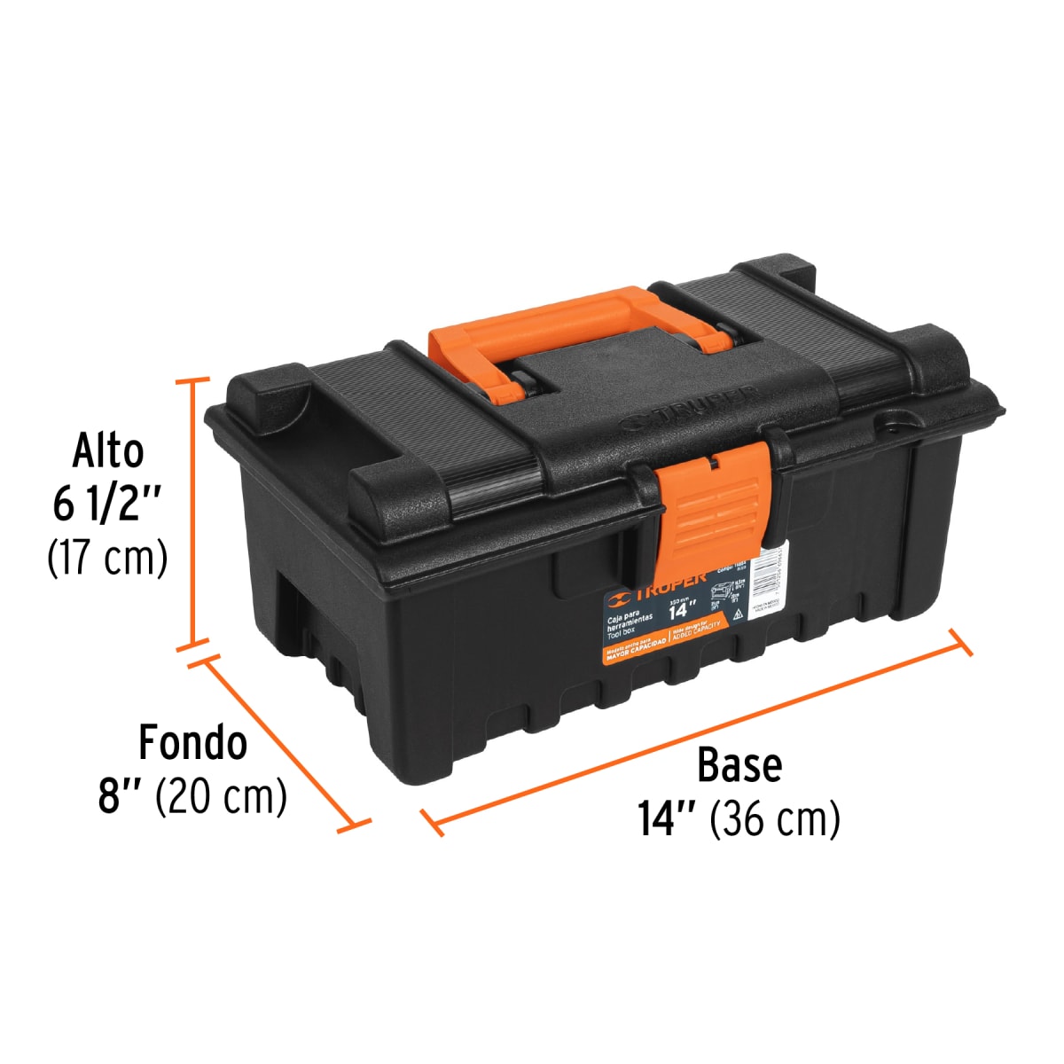 Caja para herramienta de 14