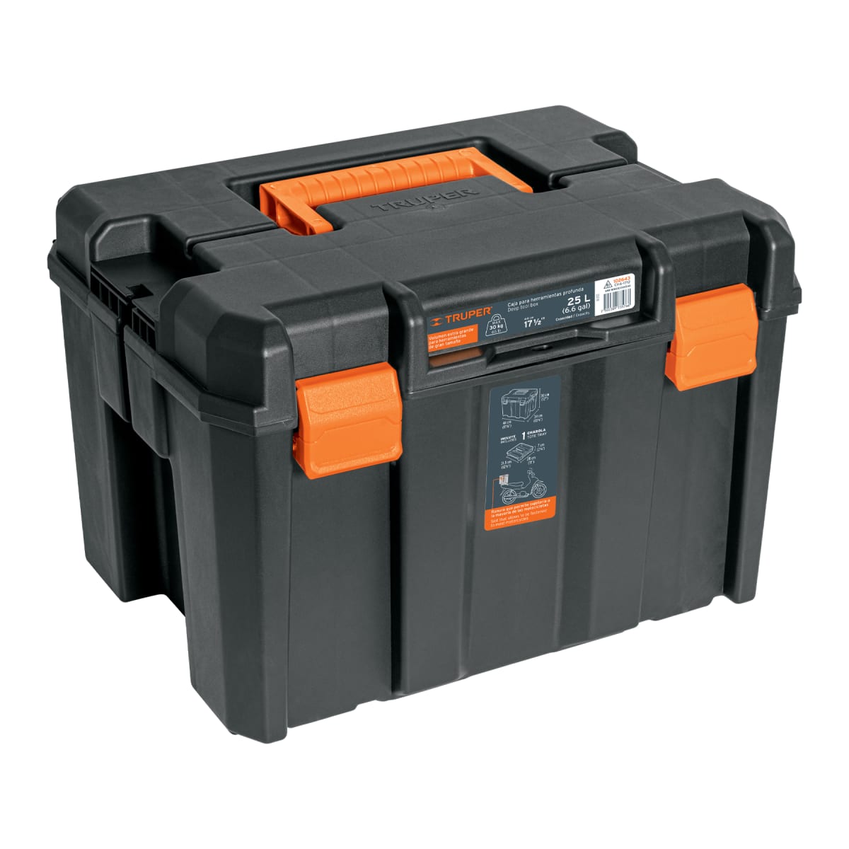 Caja de herramientas profunda de 17'x12', truper1