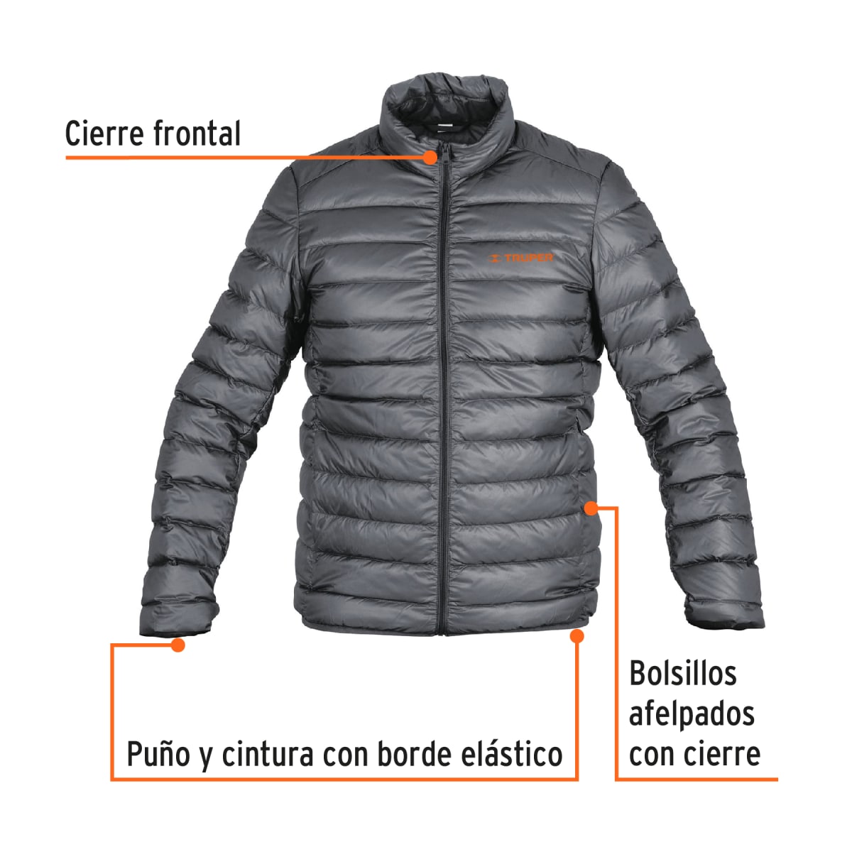 Casaca de plumas para caballero, Truper2