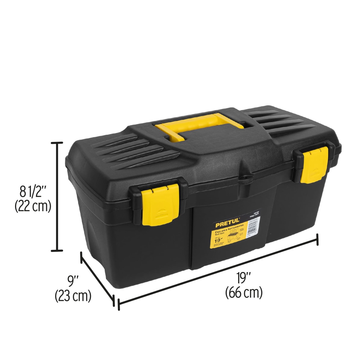 Caja para herramienta de 19