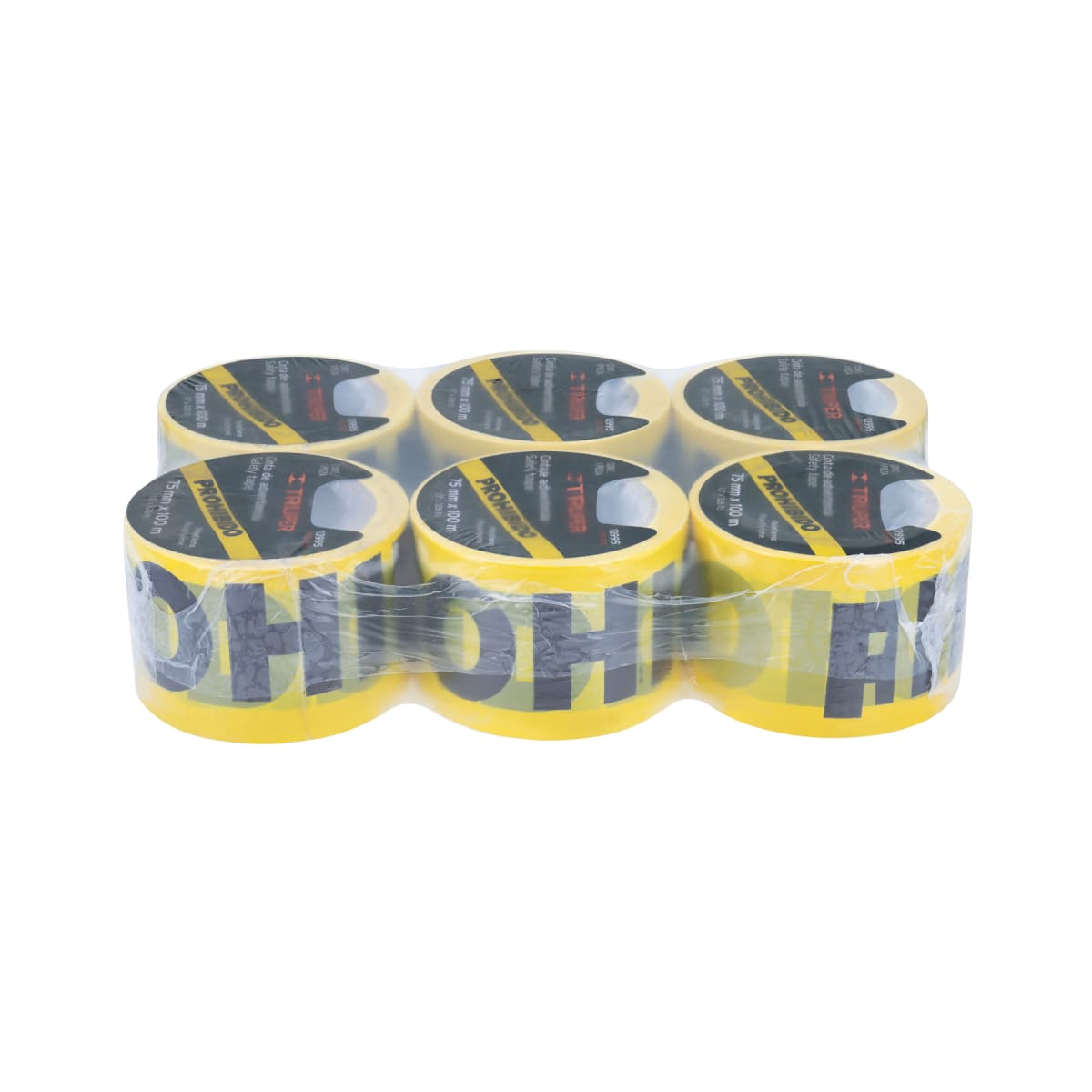 Rollo de 100 m de cinta delimitadora 