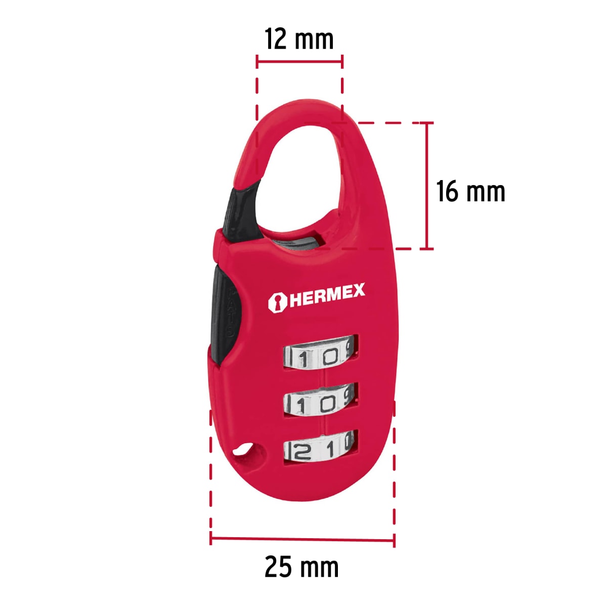 Balanza para maleta 50Kg con candado de Combinacion5
