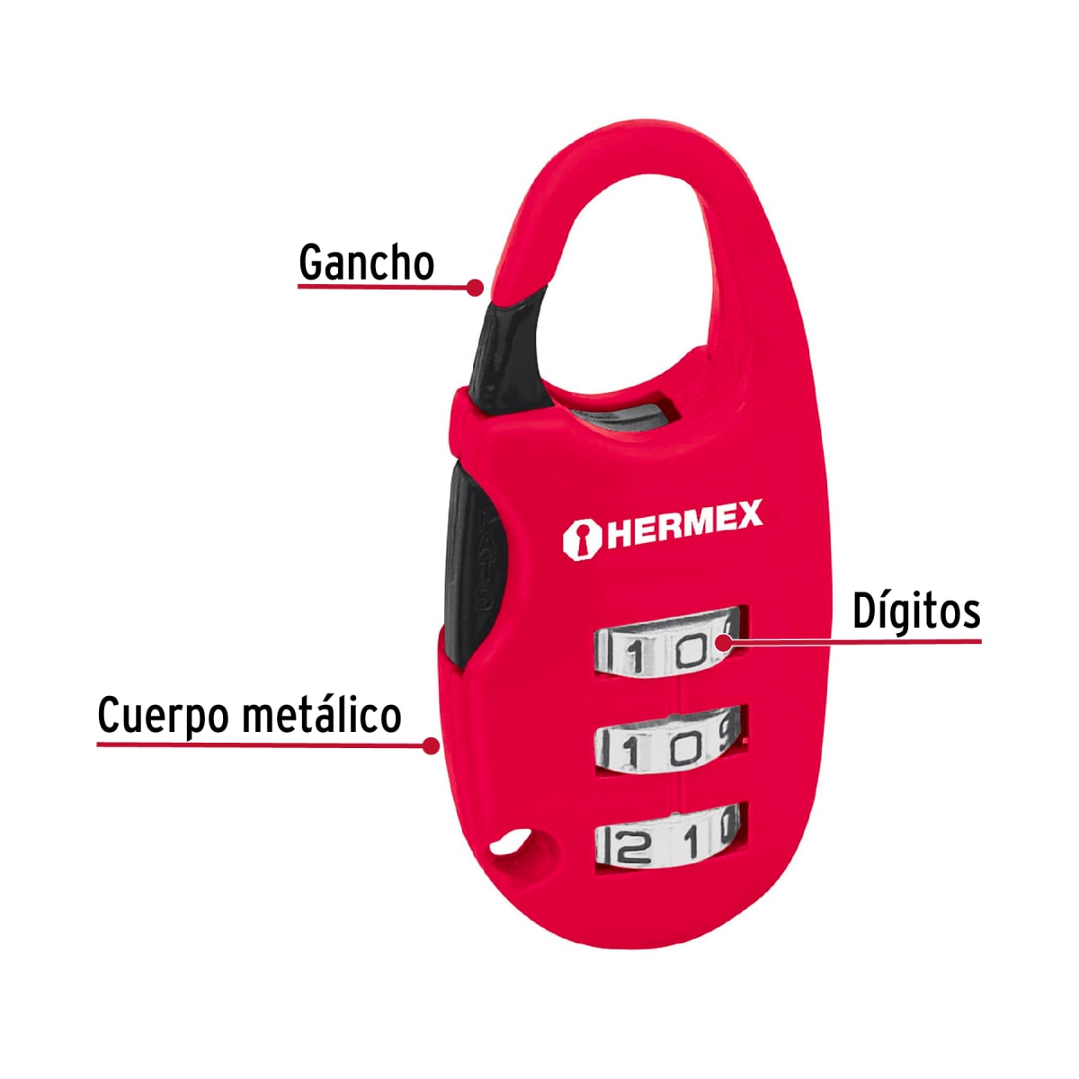 Balanza para maleta 50Kg con candado de Combinacion6