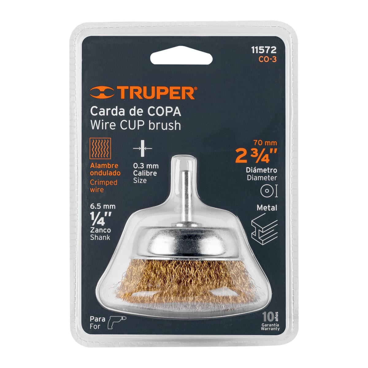 billa tipo copa 2-3/4'' alambre grueso para taladro. truper4