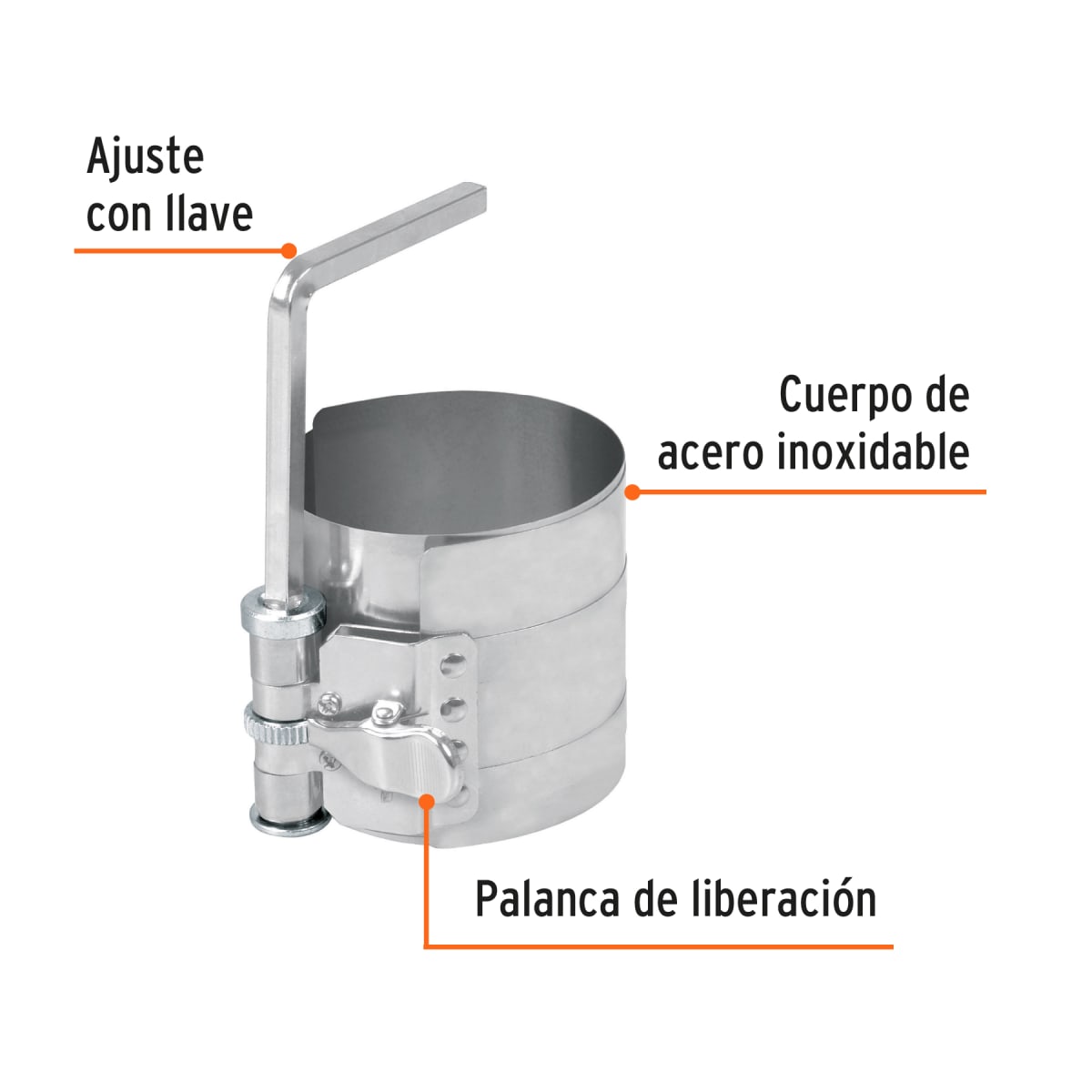 Compresor para anillos de pistón de gasolina, Truper2