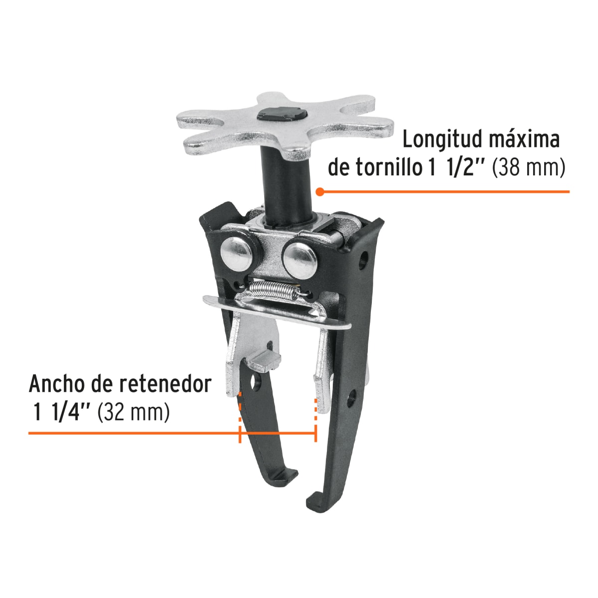 Compresor para resortes de válvulas con cabeza. truper3